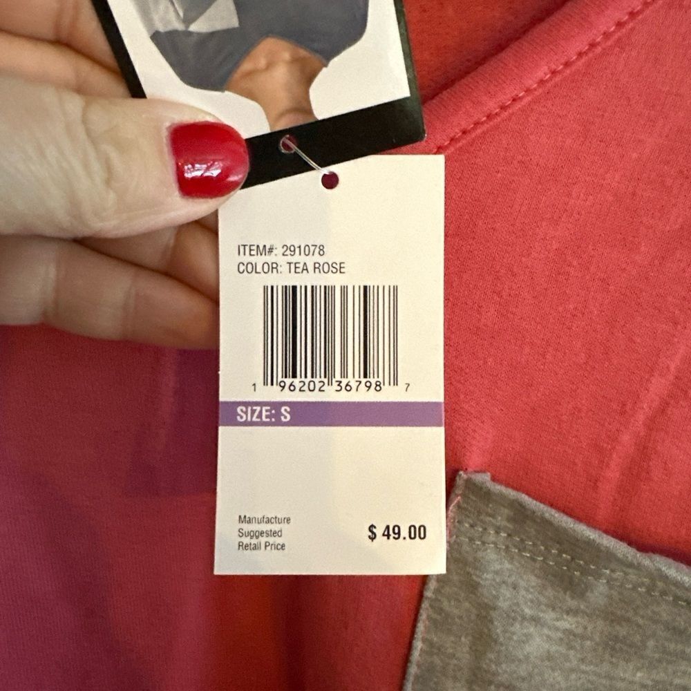 Steve Madden Soft Sweatshirt Size Small Tea Rose New - Picture 3 of 5